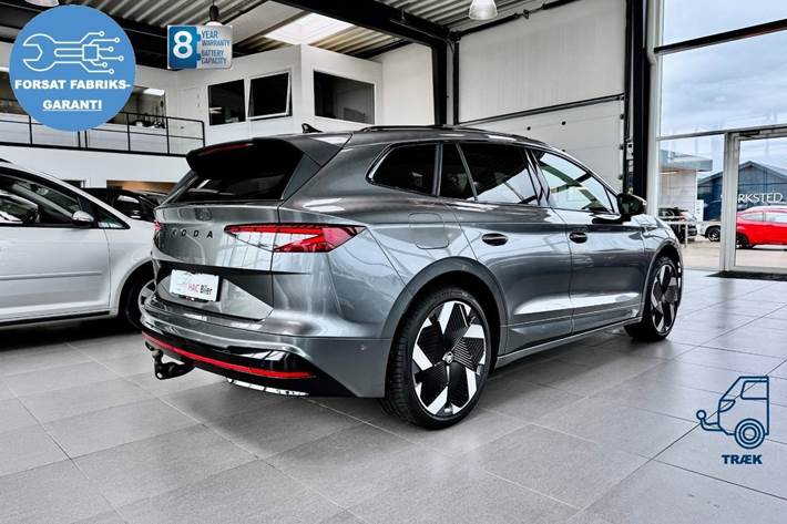 Grå Skoda Enyaq fra 2026