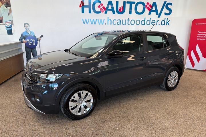 Grå VW T-Cross fra 2019
