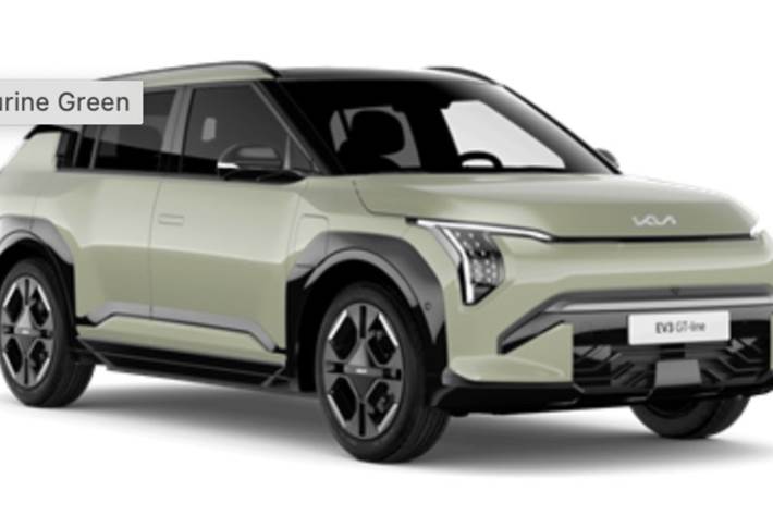 Grøn Kia EV3 fra 2024