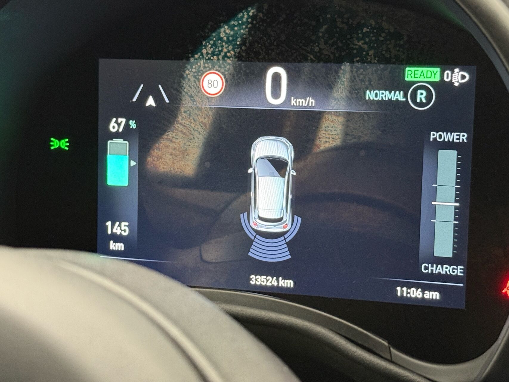 Grå Fiat 500e fra 2022