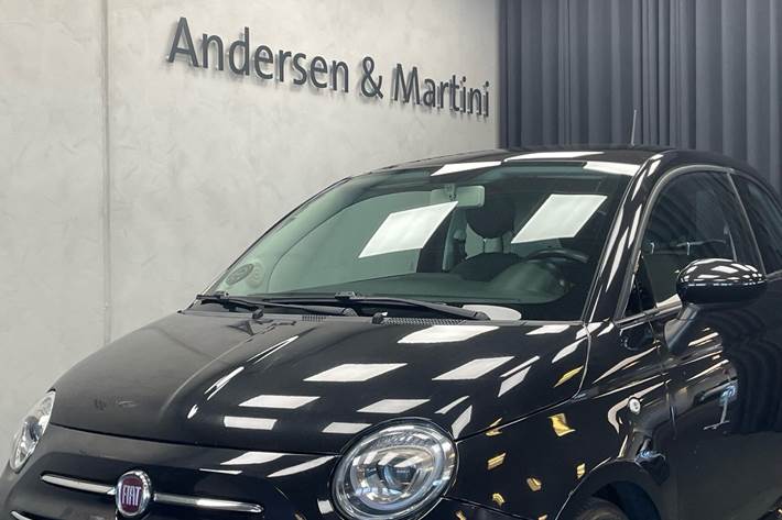 Sort Fiat 500 fra 2019