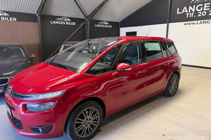 Rød Citroën Grand C4 Picasso fra 2013