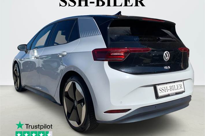 Hvid VW ID.3 fra 2020