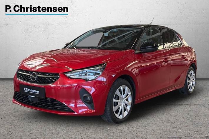 Rød Opel Corsa fra 2021