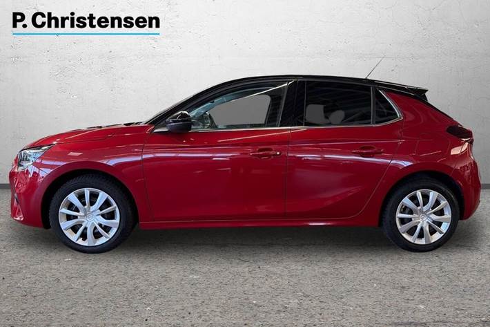 Rød Opel Corsa fra 2021