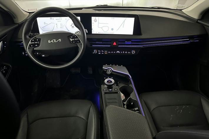 Orange Kia EV6 fra 2023