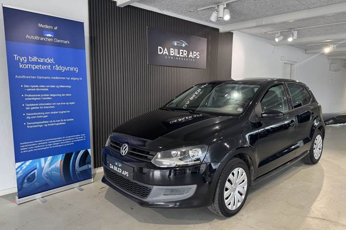 Sort VW Polo fra 2010