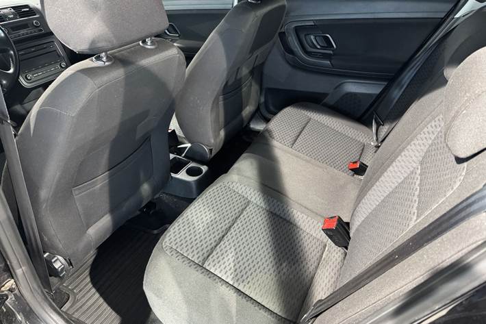 Sort Skoda Fabia fra 2010