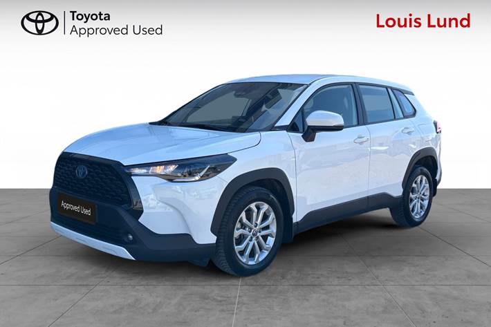 Hvid Toyota Corolla Cross fra 2023