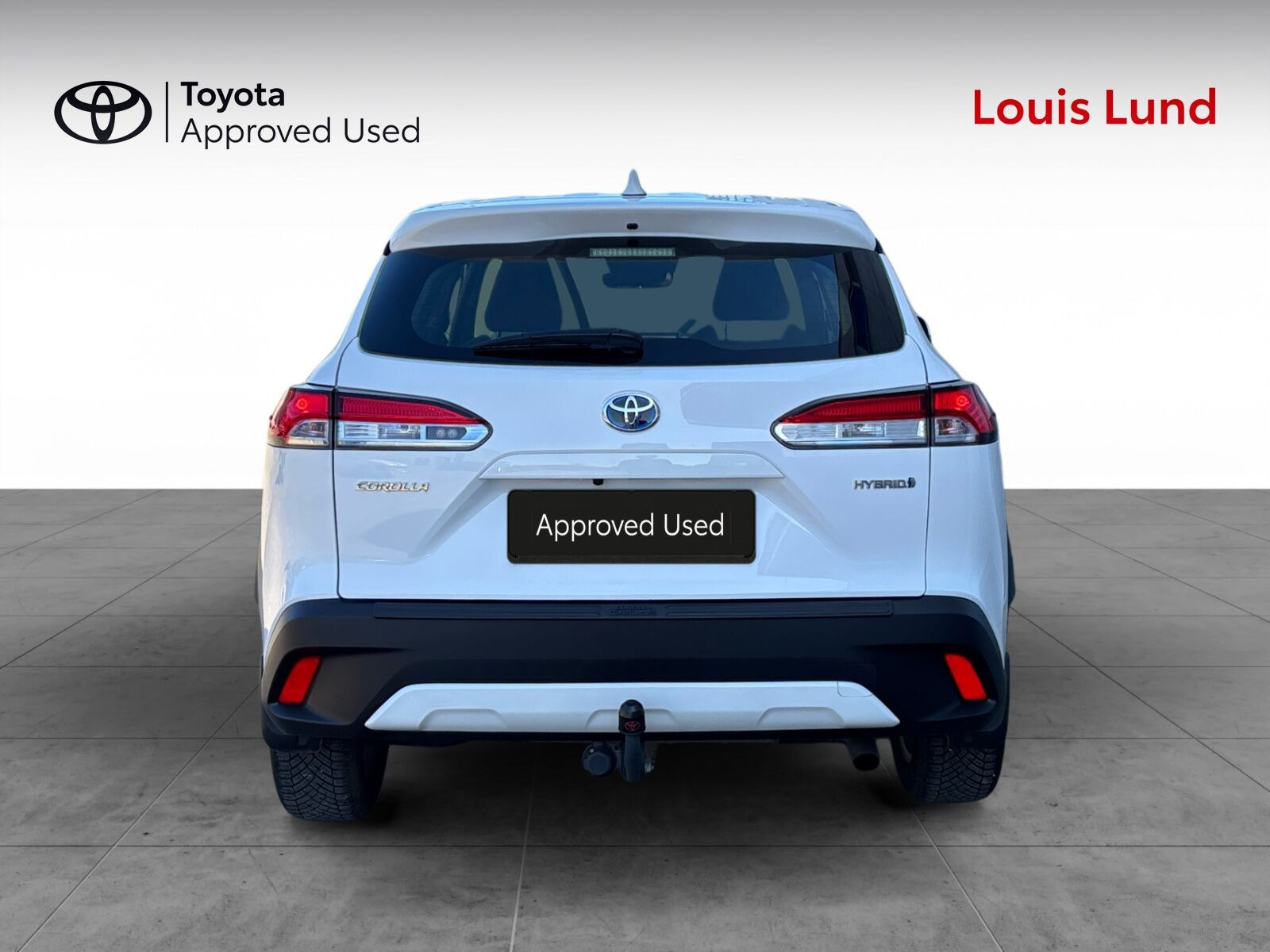 Hvid Toyota Corolla Cross fra 2023