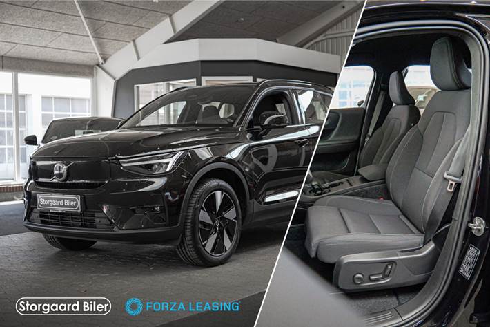 Sort Volvo EX40 fra 2025