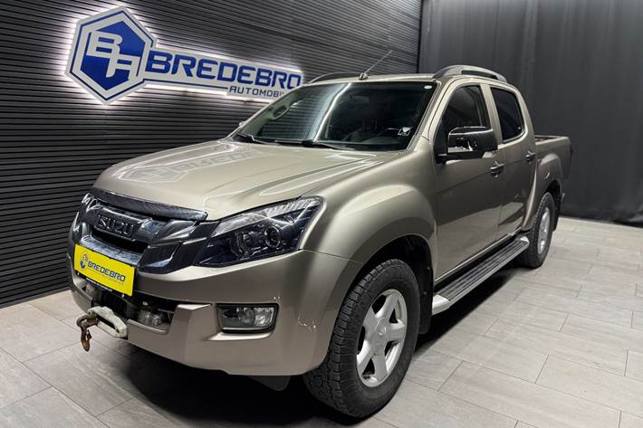 Gul Isuzu D-Max fra 2015