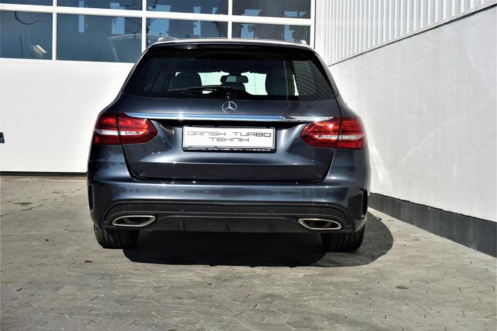Grå Mercedes C250 fra 2014