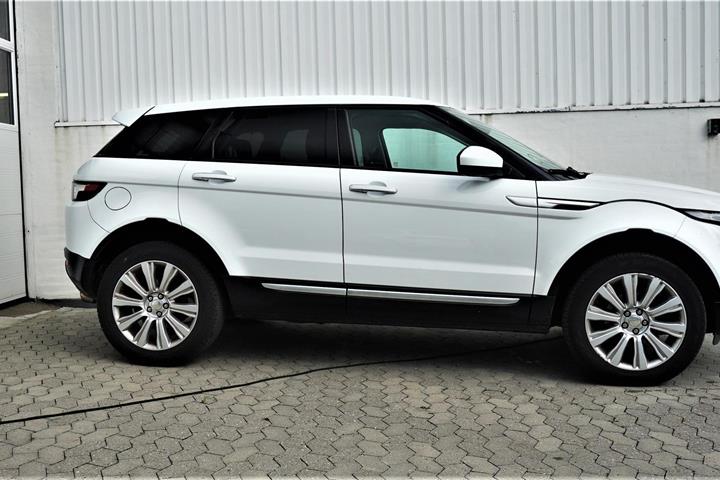 Hvid Land Rover Range Rover evoque fra 2013