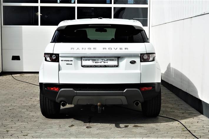 Hvid Land Rover Range Rover evoque fra 2013