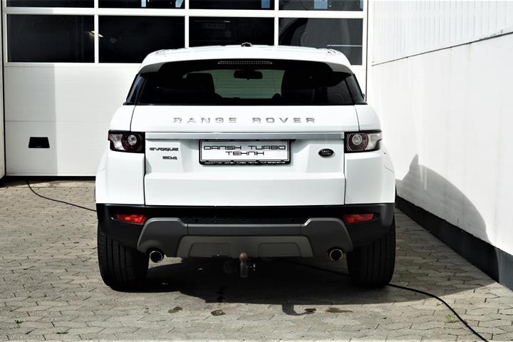 Hvid Land Rover Range Rover evoque fra 2013