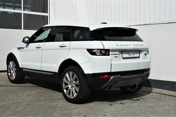 Hvid Land Rover Range Rover evoque fra 2013