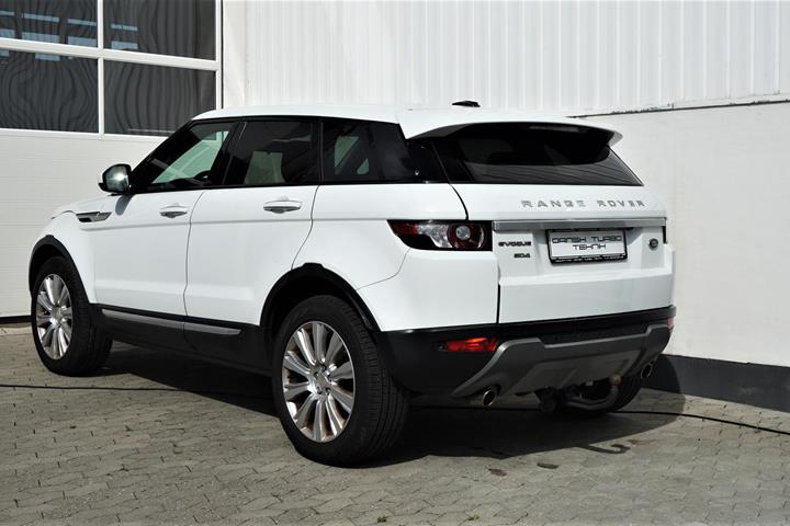 Hvid Land Rover Range Rover evoque fra 2013