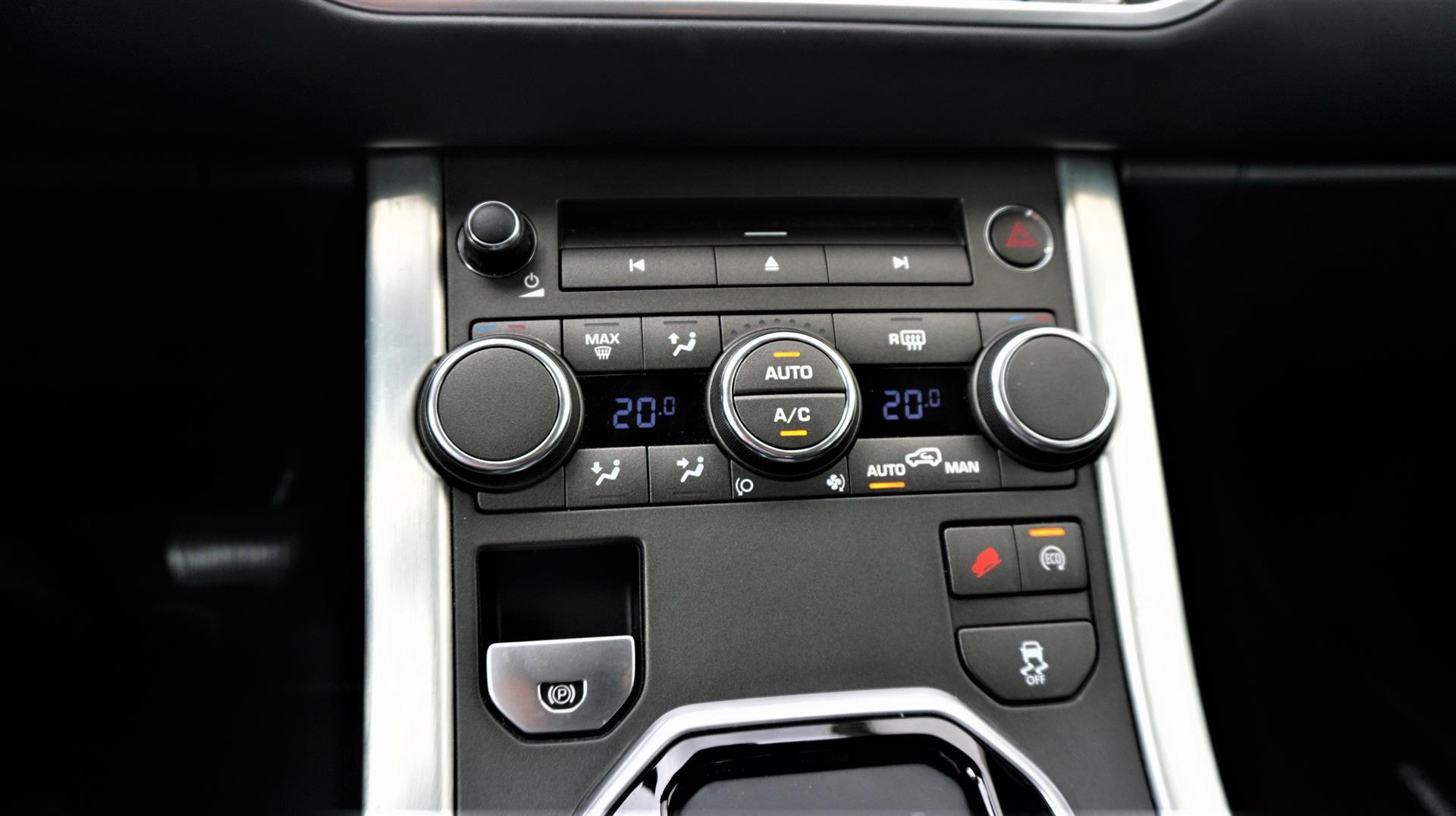 Hvid Land Rover Range Rover evoque fra 2013