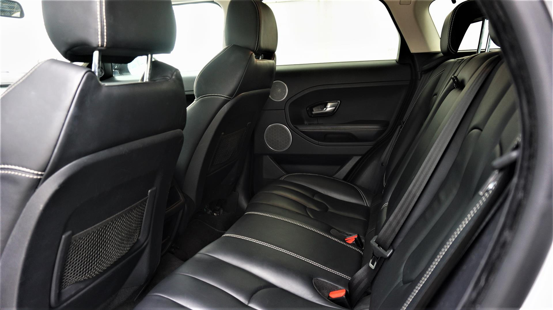 Hvid Land Rover Range Rover evoque fra 2013