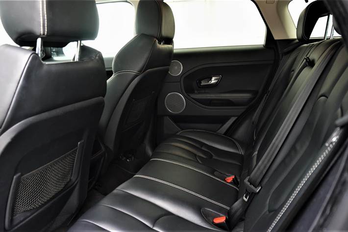 Hvid Land Rover Range Rover evoque fra 2013