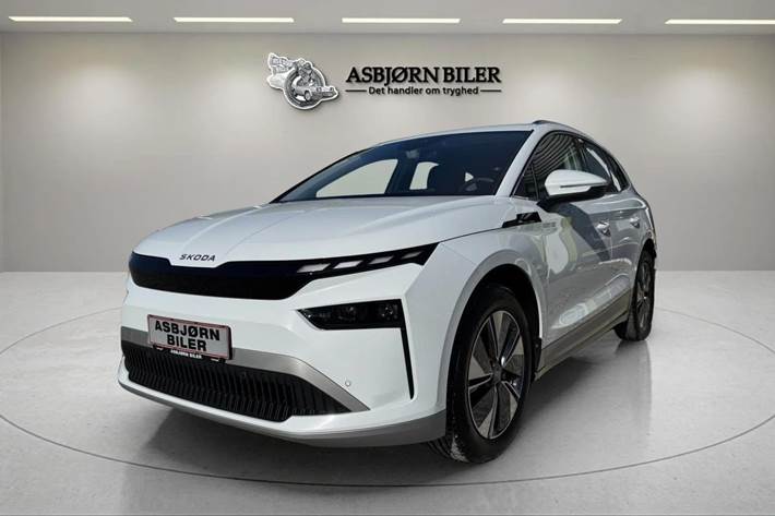 Hvid Skoda Enyaq fra 2026