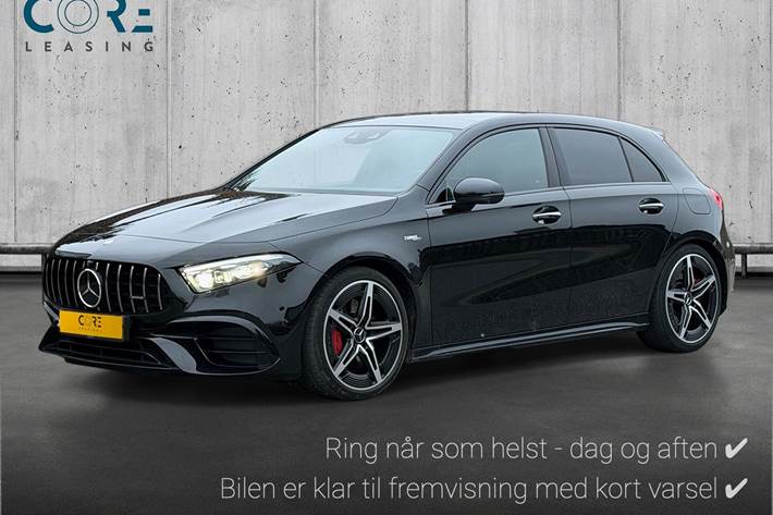 Sort Mercedes A45 fra 2023