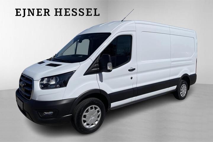 Hvid Ford E-Transit 350 L3 Van fra 2025 set udefra