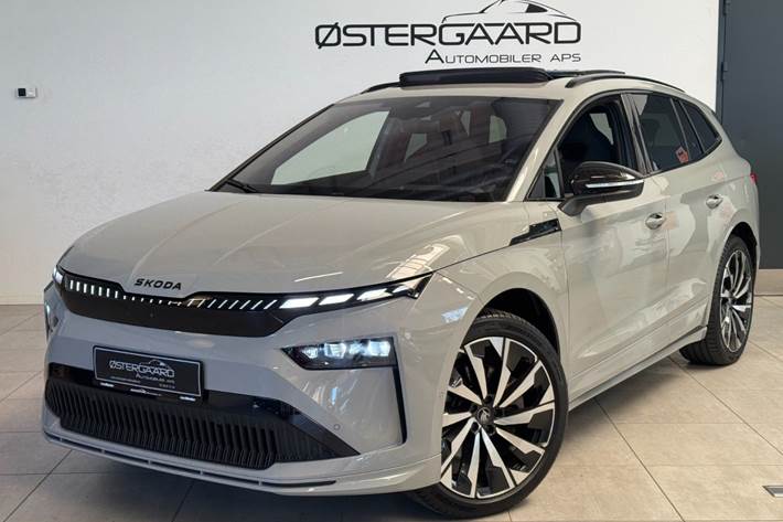 Grå Skoda Enyaq fra 2026