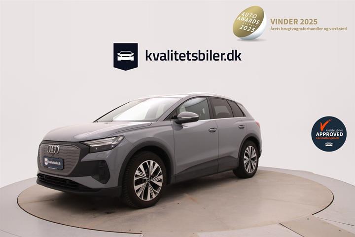 Grå Audi Q4 fra 2021 set udefra
