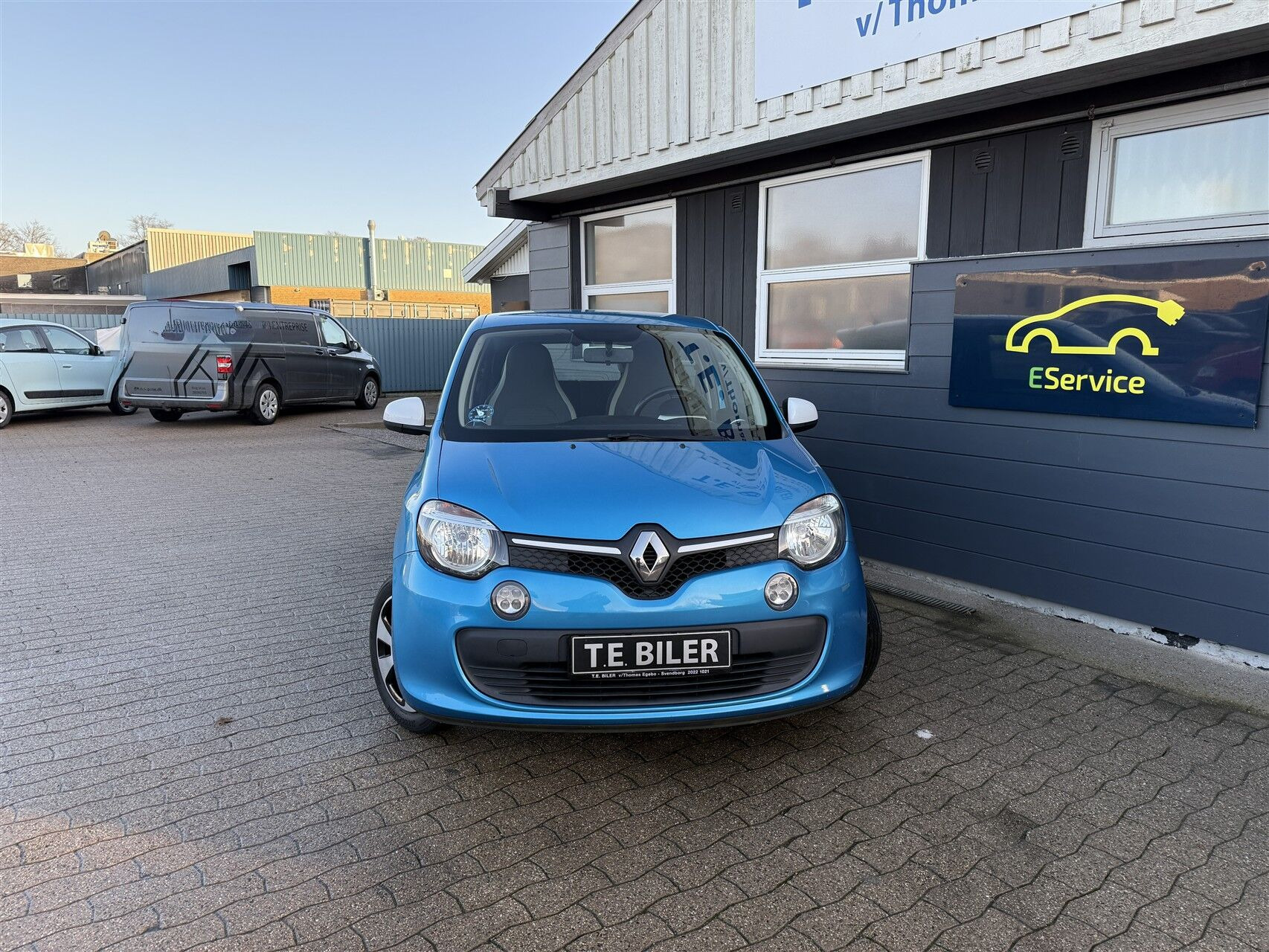 Blå Renault Twingo fra 2015