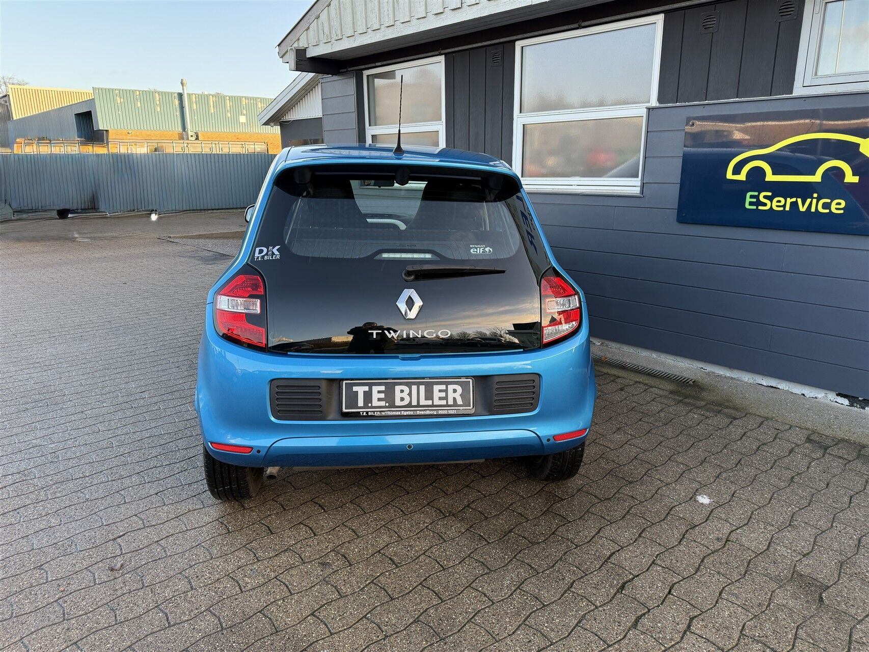 Blå Renault Twingo fra 2015