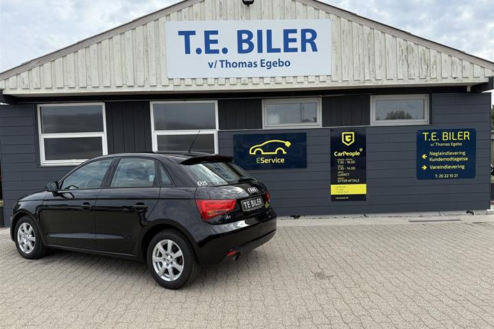Sort Audi A1 fra 2014