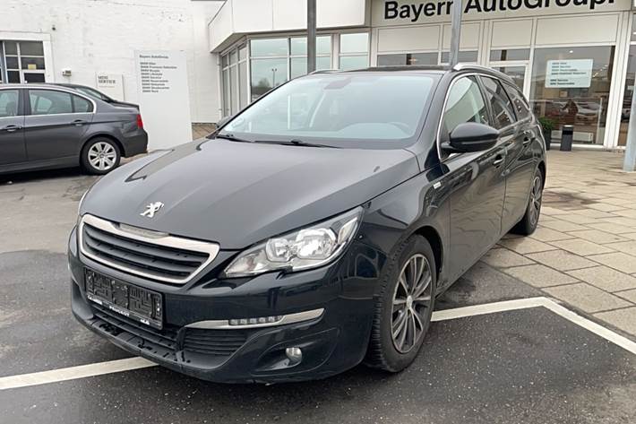 Sort Peugeot 308 fra 2015