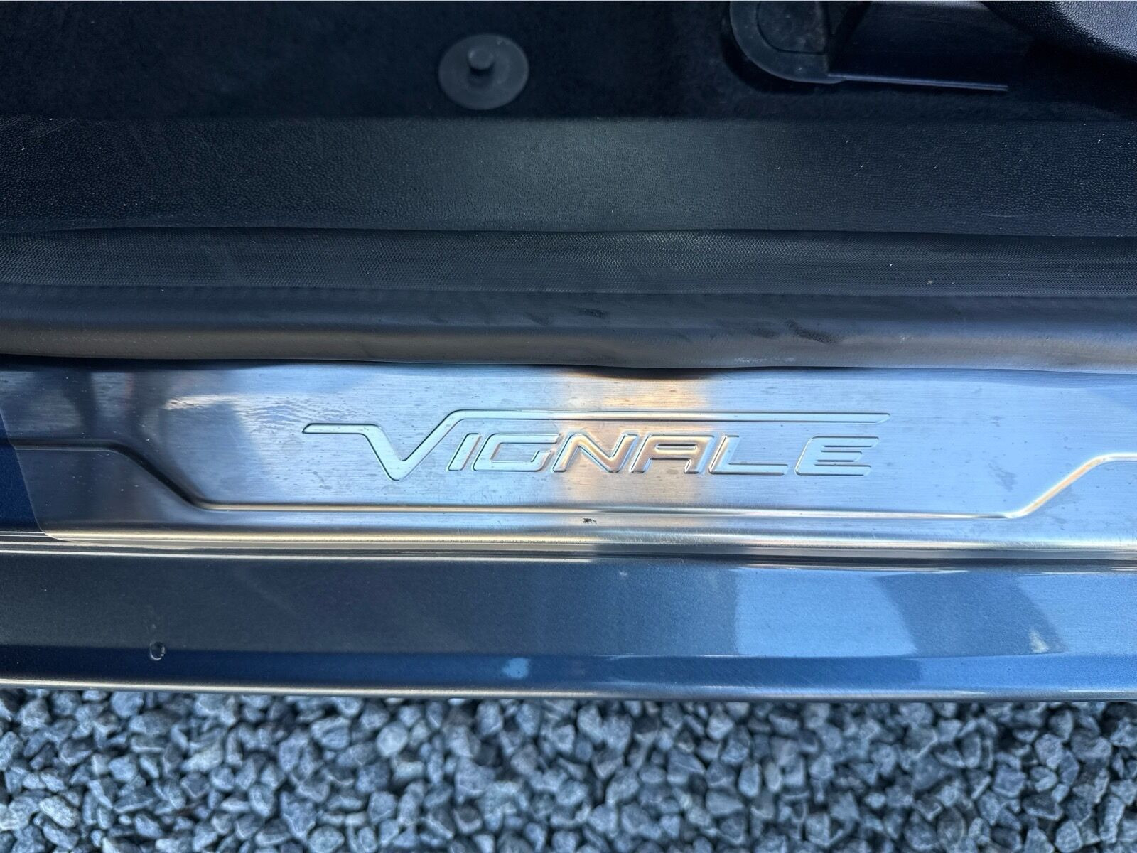 Blå Ford Fiesta fra 2019