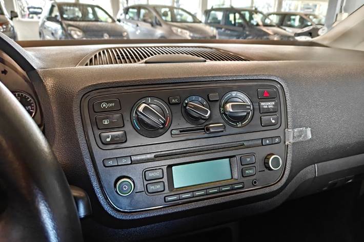 Gul Skoda Citigo fra 2014