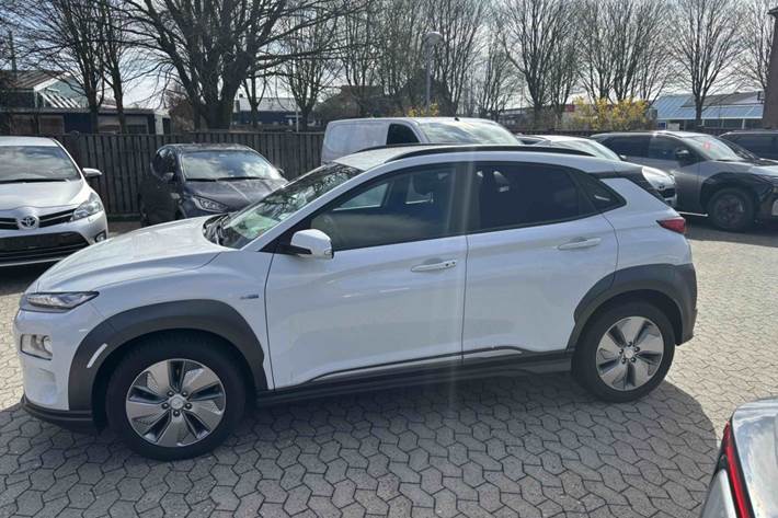 Hvid Hyundai Kona fra 2020