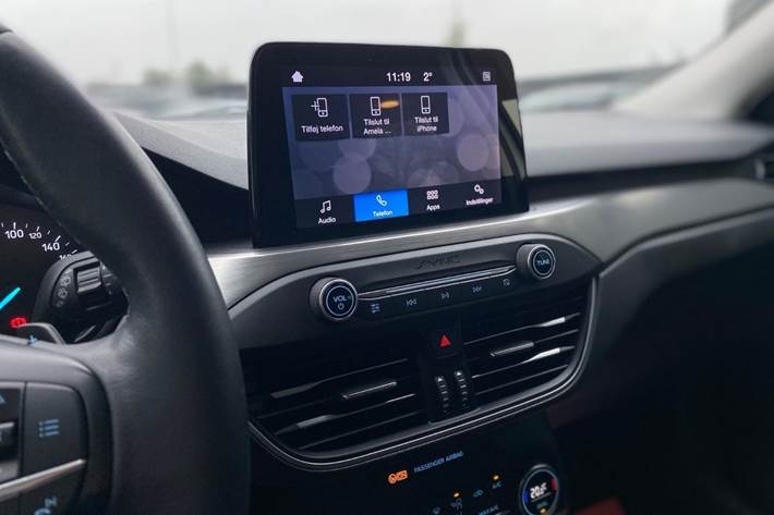 Hvid Ford Focus fra 2019