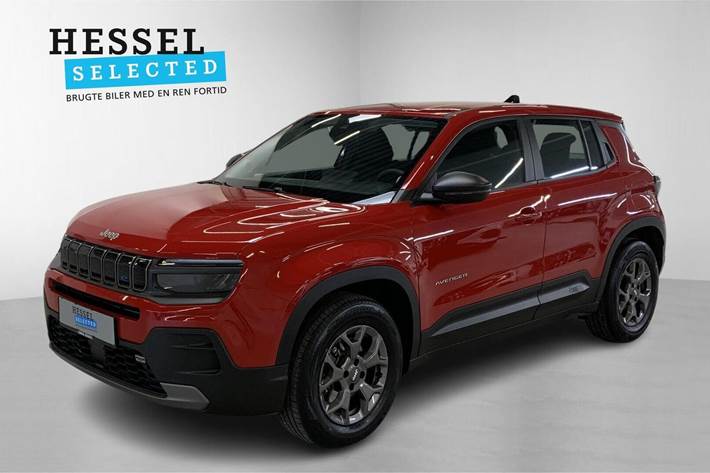 Rød Jeep Avenger fra 2023