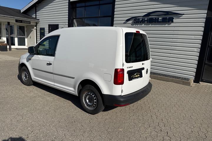 Hvid VW Caddy fra 2018