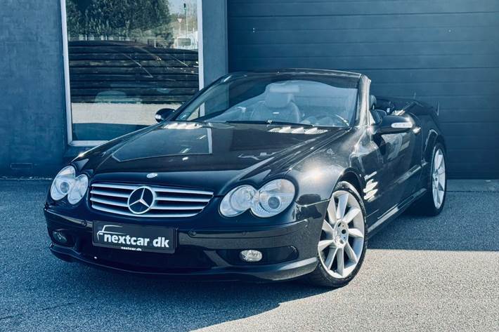 Sort Mercedes SL55 fra 2003