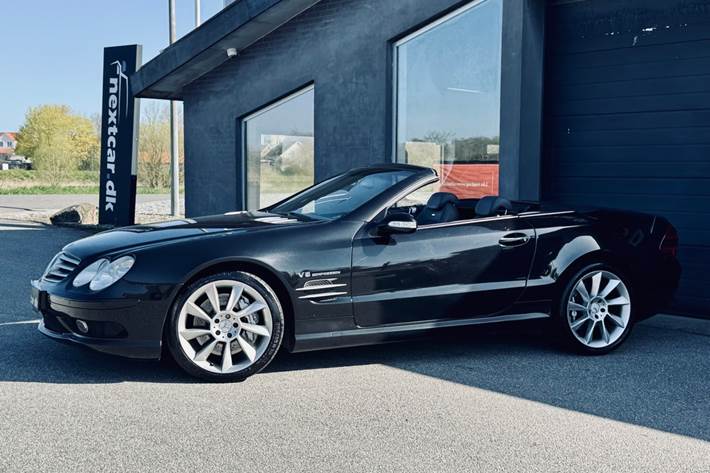 Sort Mercedes SL55 fra 2003