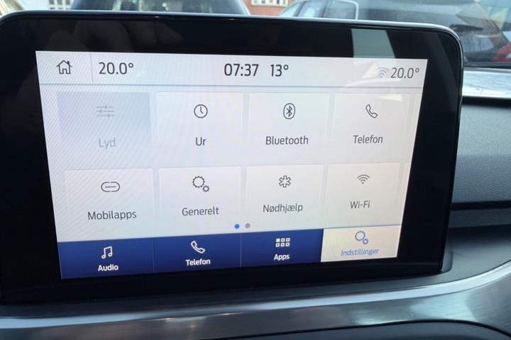 Blå Ford Focus fra 2019