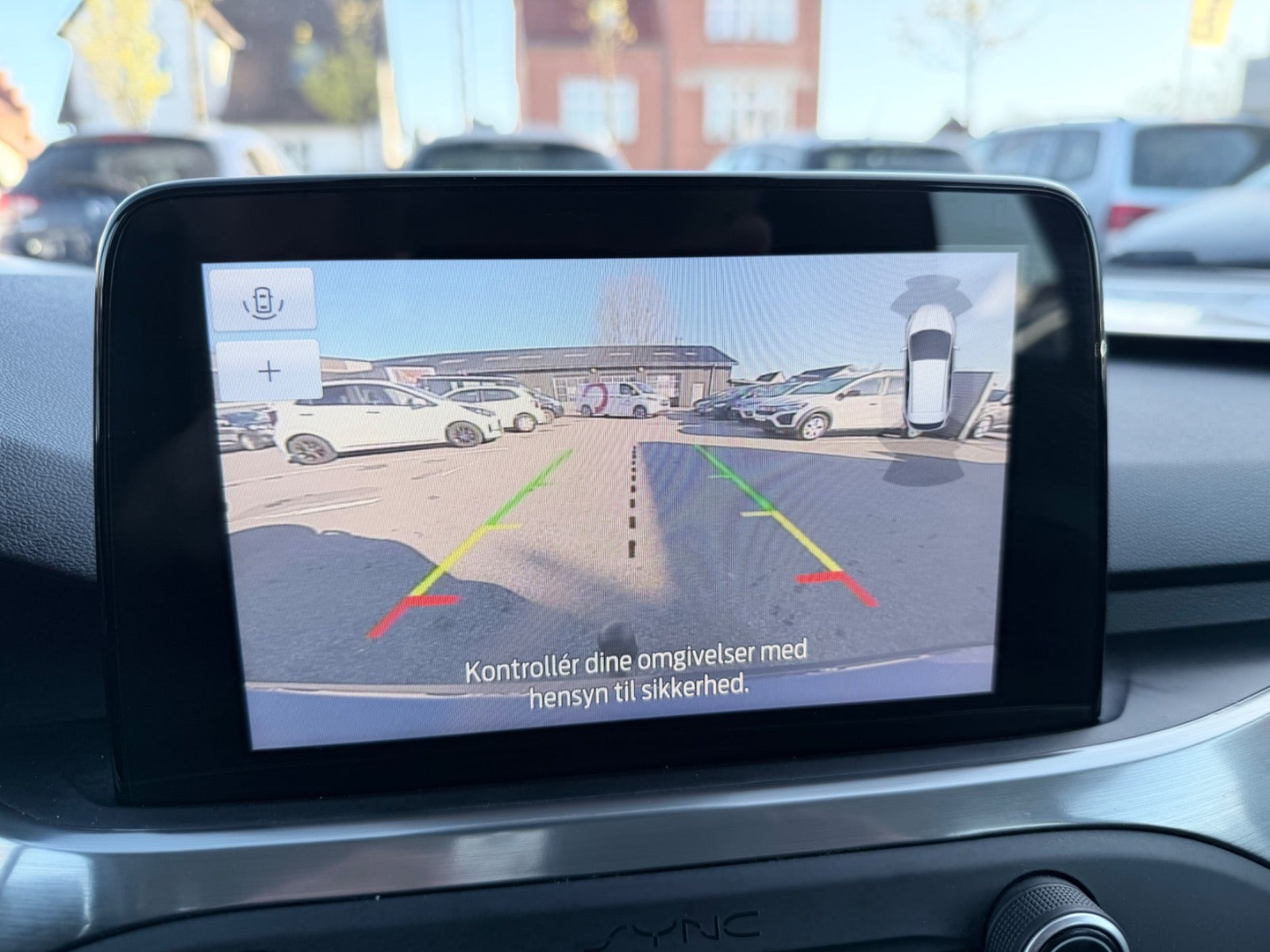 Blå Ford Focus fra 2019