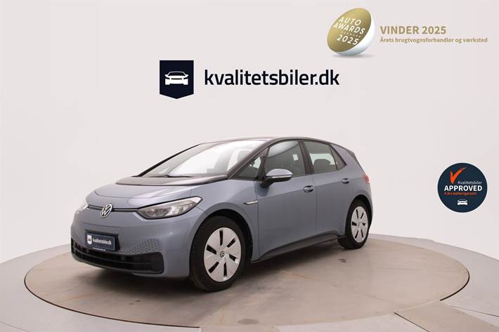 Blå VW ID.3 fra 2021