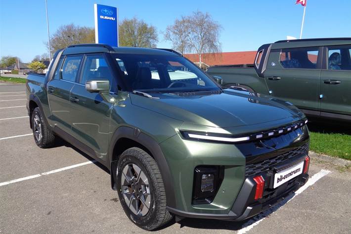 Grøn KGM Musso EV fra 2026