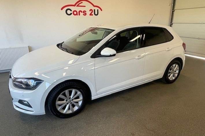 Hvid VW Polo fra 2020