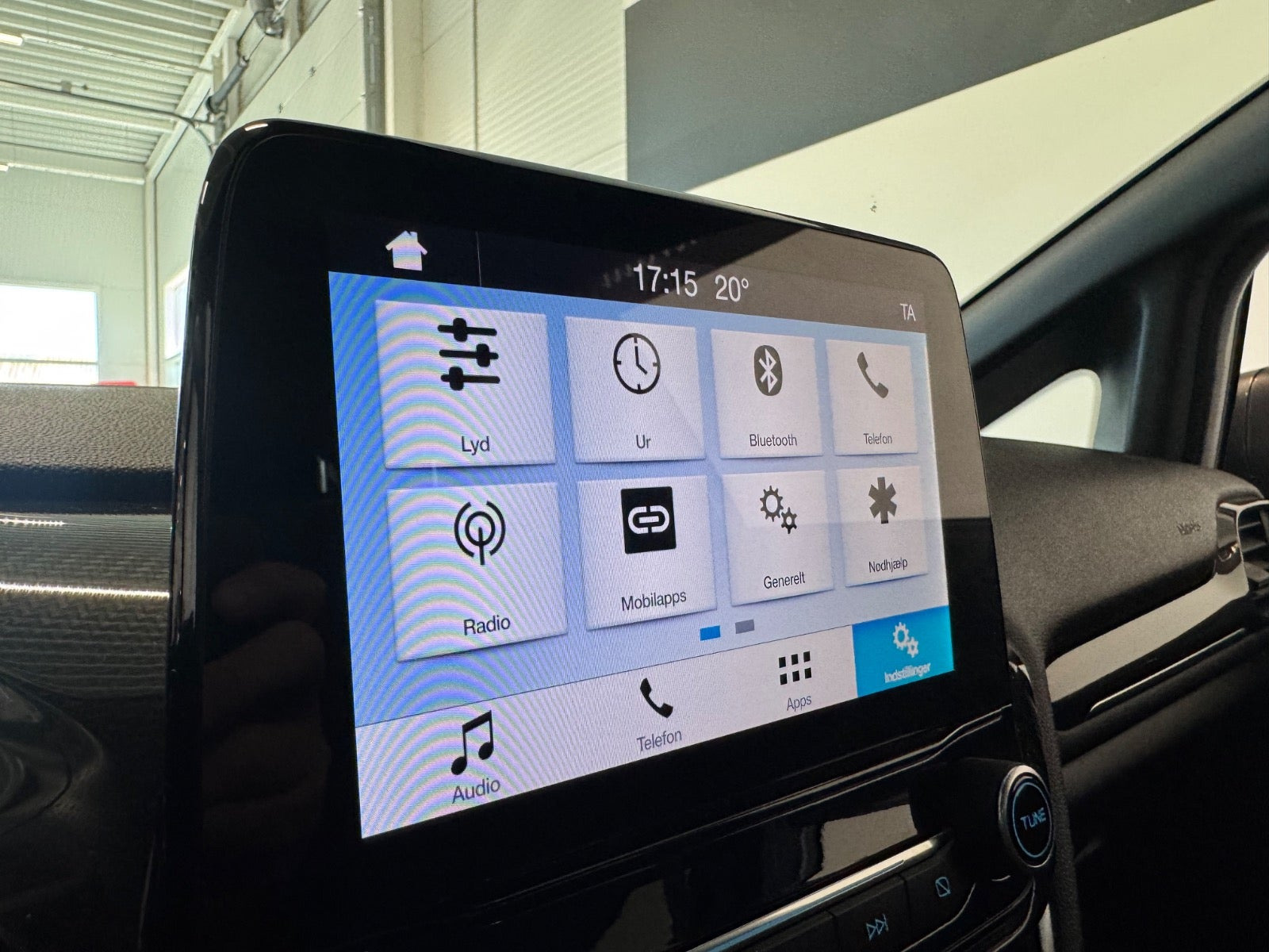 Grå Ford Fiesta fra 2019
