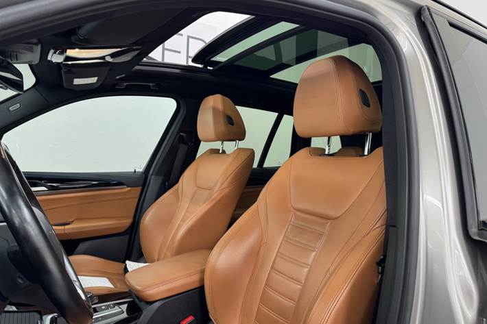 Orange BMW iX3 fra 2021