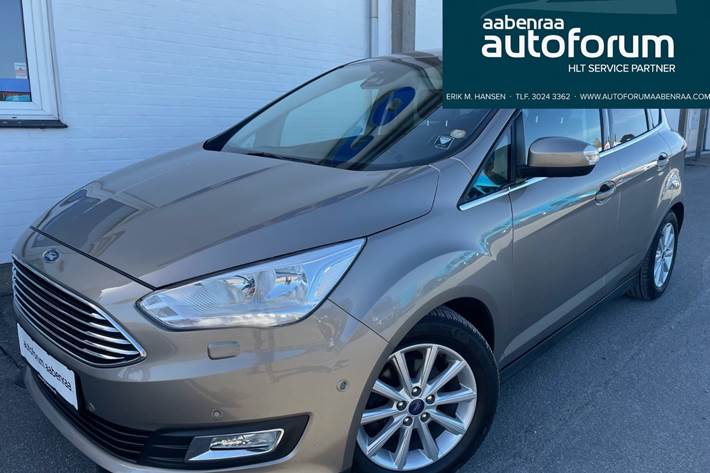 Beige Ford C-MAX fra 2019